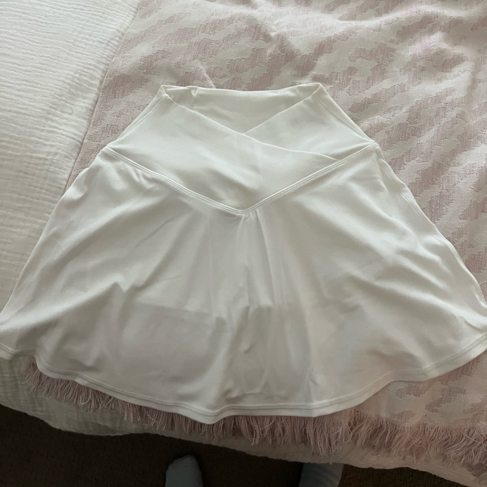 Aerie Crossover Tennis skirt - white